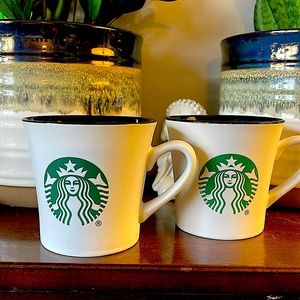 Two limited edition Starbucks Tall mugs